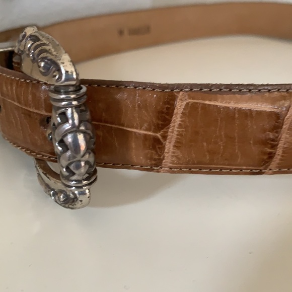 Brighton leather belt made in USA - Picture 3 of 5